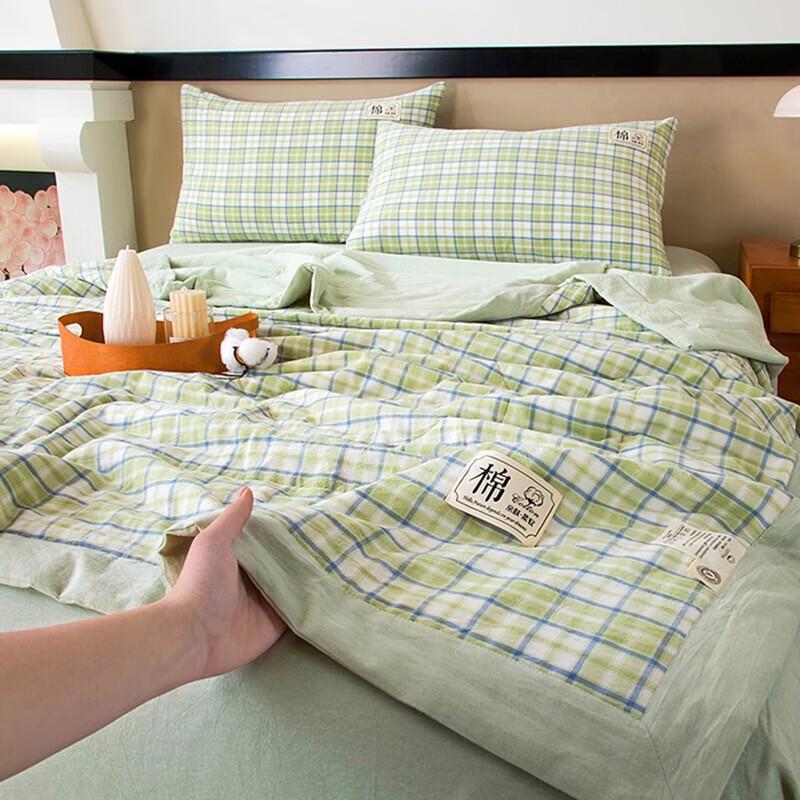 Muji-Stil Sommerkühlende Decke aus reiner Baumwolle