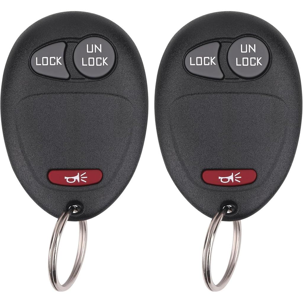 Schlüsselanhänger Keyless Entry Fernbedienung für Chevy Colorado Venture, GMC Canyon, Pontiac Montana, Isuzu i-280 i-290 i-350 i-370, Hummer H3 H3T, L2C0007T, 2 Stück