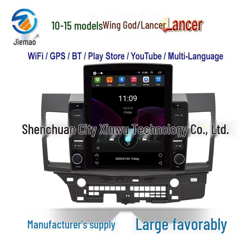 

Mitsubishi Lancer 2010-2015 9,7-дюймовый Android MP5 навигационная система для автомобиля с вертикальным экраном 9.7-inch