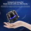 Portable Bluetooth-compatible Speaker Magnetic LED Color Light Outdoor Sport Speaker Phone Holder Speaker with LED Light
