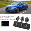 12V Cigarette Lighter Power Socket Adapter 4.2A Dual USB Charger for Car RV Yacht Bus