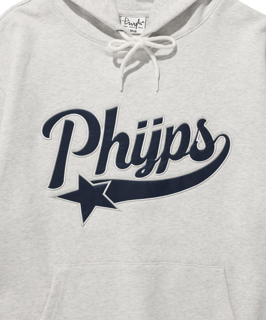 Applique Startail Hoodie_Oatmeal