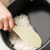 Egg-Shaped Standing Rice Spatula Non-Stick Raised Dots Rice Scoop Cute PP