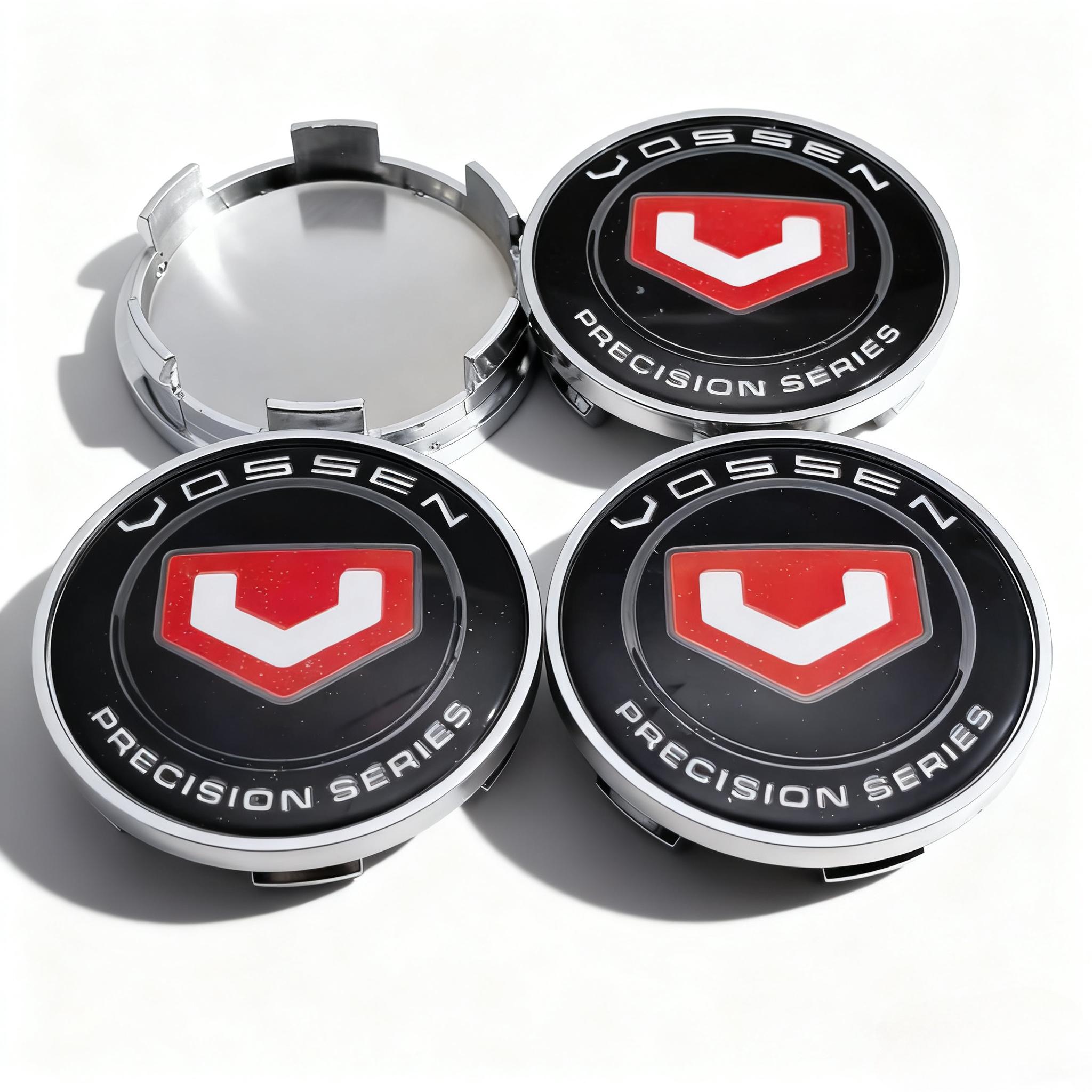 

4pcs Vossen Logo Emblem Car Wheel Center Caps OD 65MM 59MM Rim Hubcaps Cover Vossen Wheels Badge Hub Cap Replace Car Accessories Vossen Badge&4pcs A65 Wheel Cap