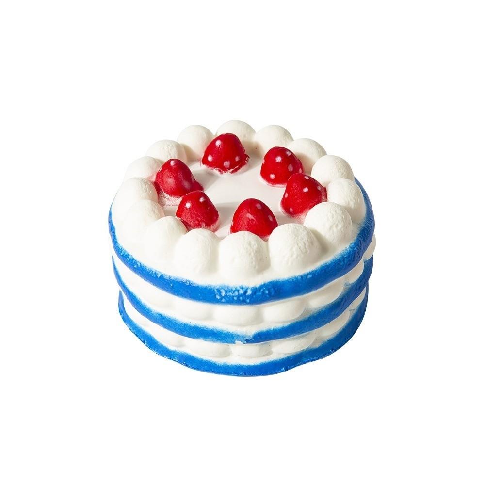 Strawberry Cake Design Simulation Food Toy Color Random Slow Rising Toy  For Adults