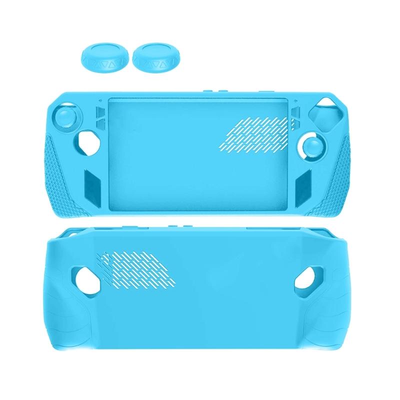 

Game Pad Protective Case Cover Drop Resistant Compatible For RogAlly Game Console Handhelds Shell Shockproof Accessories синій