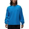 Jordan Flug T-Shirts Herren 435 Hell Photo Blau/Schwarz Rundhalsausschnitt Moderat IM6256-435