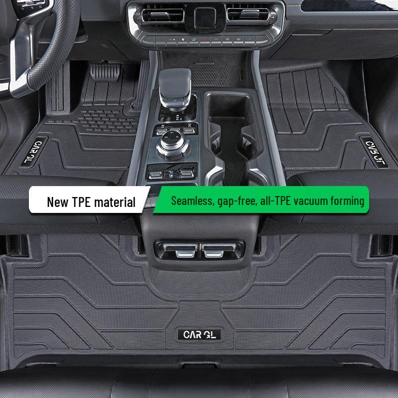 

24 Model Beijing BJ40 TPE Floor Mats - Full Coverage Interior Car Accessories Single Layer Non-slip TPE Floor Mats