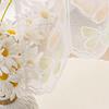 Translucents Laces Short Valance Butterfly Design Tulle Short Curtain for Bedroom Living Room Dining Room Window