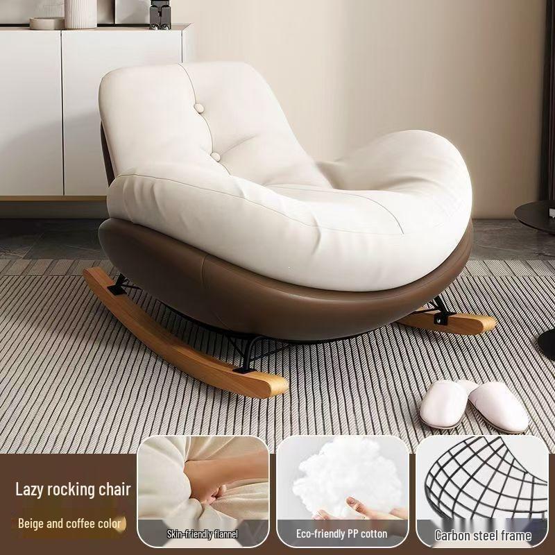 Comfort Rocking Recliner: Lazy Bedroom & Living Room Chair