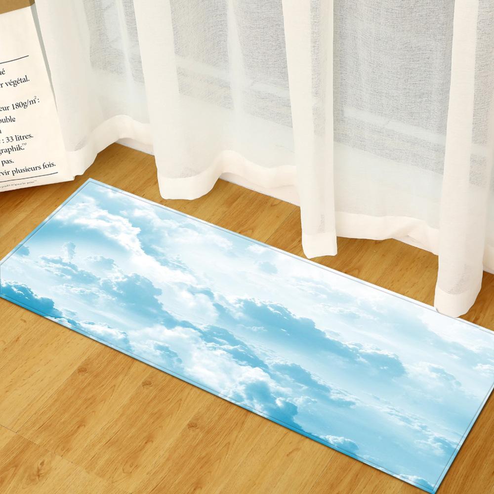 Fresh Home Door Mat Bathroom Bathroom Bathroom Absorbent Non-Slip Mat Bedroom Carpet Bay Window Mat Living Room Floor Mat