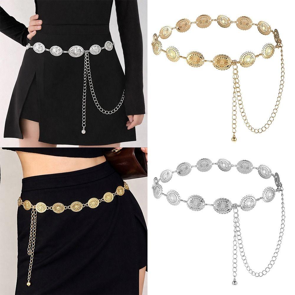 Adjustable Length Chain Belt Gold Silver Belly Chain Fashion Waist Chain