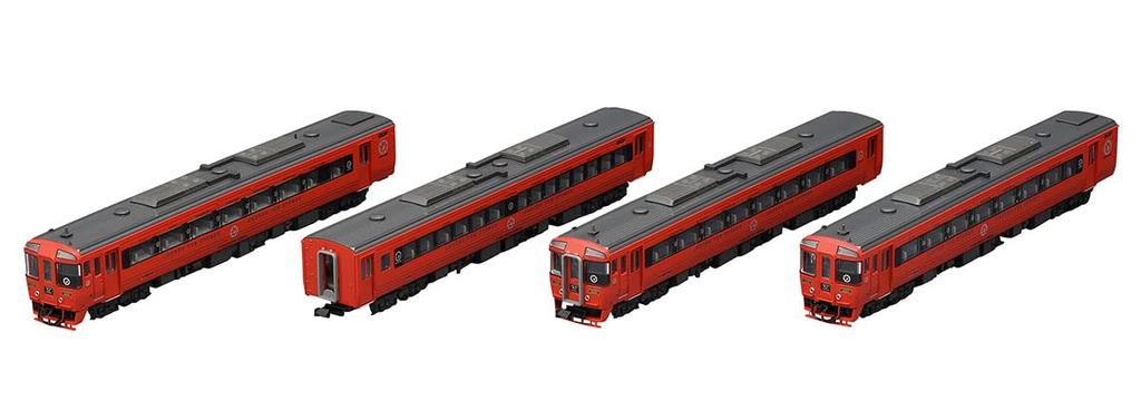 TOMIX N Gauge JR Kiha 185 Series Around the Kyushu Set 98454 Railway Model Diesel Car Red