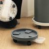 Round Flower Pot Mobile Tray Heavy Duty Non-Slip Movable Plant Stand Stable with Drainage Tray Universal Wheel Mobile Base