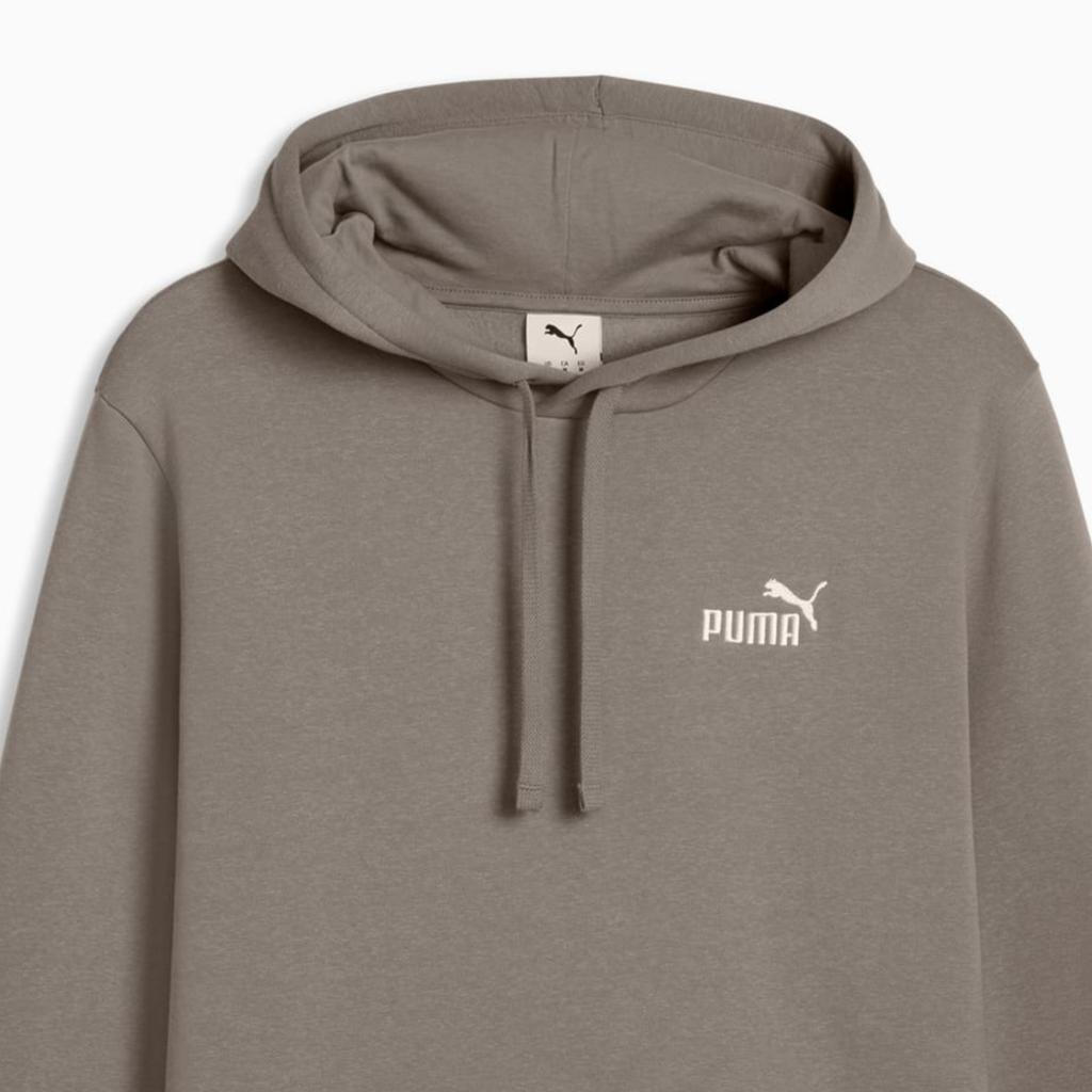 Men' Puma Ess Small No. 1 Logo Fl Hoodie Beige 68257581 R