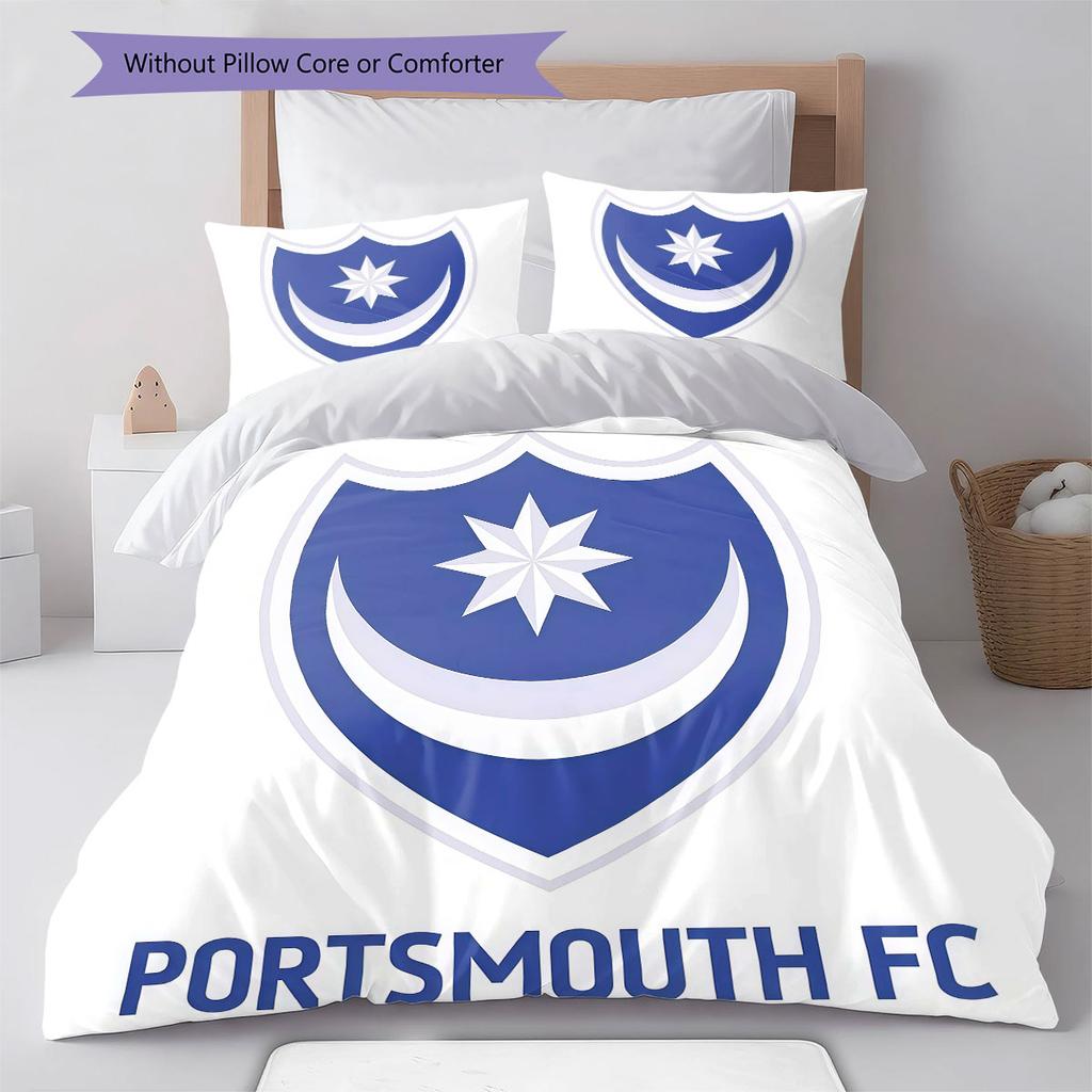 PFC logo Bedding Quilt Set Quilt Cover Pillowcase Home Decoration Birthday Gift (1 * duvet cover + 2 * pillowcase, without core)