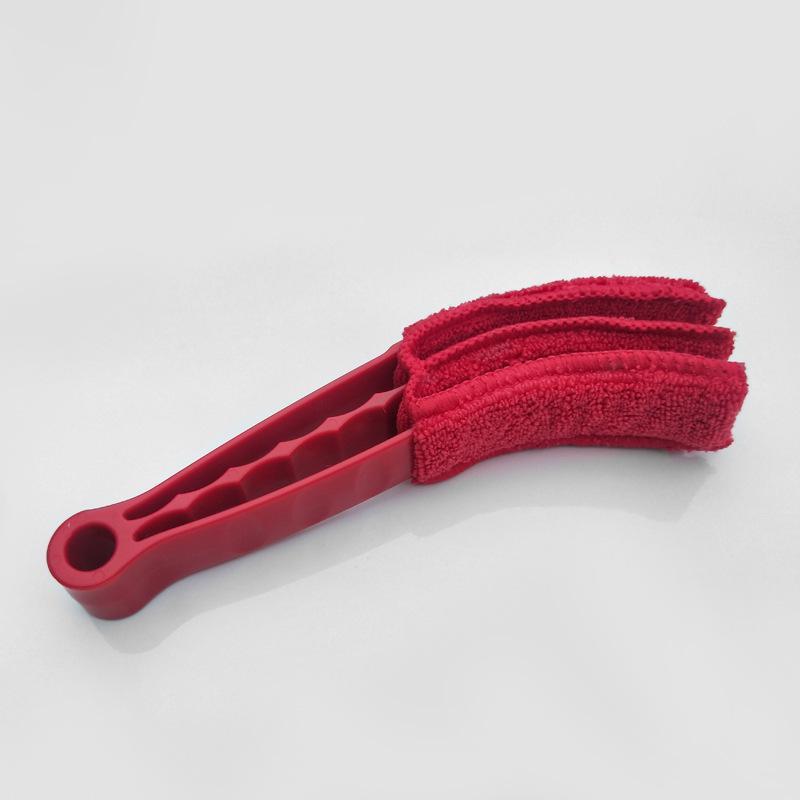 Washable Microfiber Blind Cleaner Clip Brush Detachable Handy Cleaning Tool for Window Blinds Car Vents Home Use