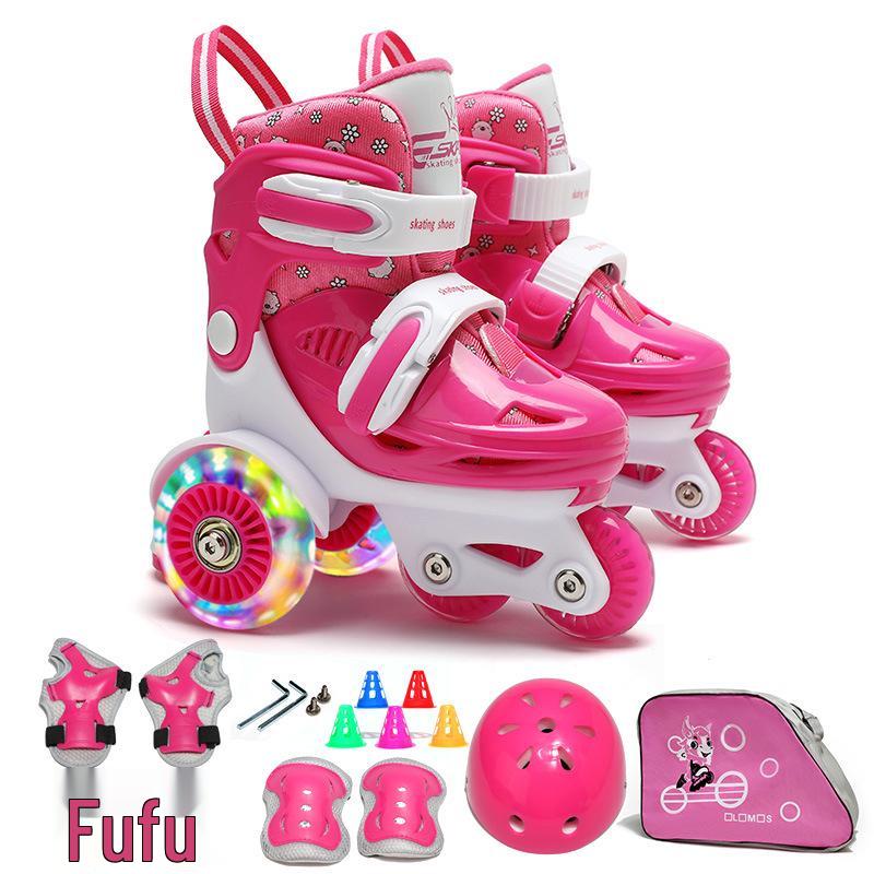 Beginner Children's Double Row Roller & Ice Skates