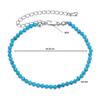 Silver Bracelet with Blue Crystals, Silver 925