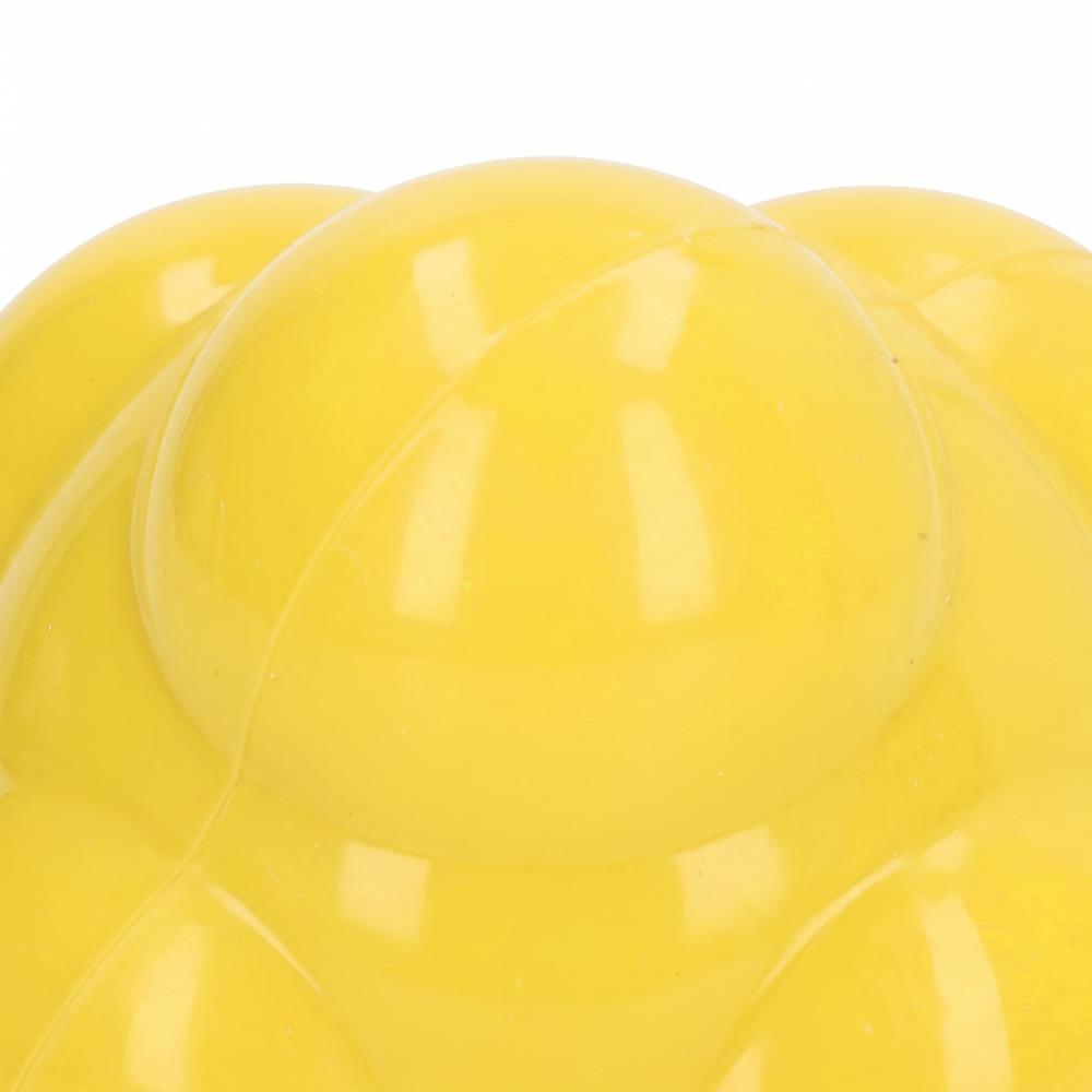 High Bounce Reaction Ball Hexagonal Shape Reflex Trainer Reusable Training Ball Reflex Practice жёлтый