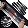 Adesivi per Auto Antigraffio Striscia Soglia Porta Soglia Fibra di Carbonio Per Morning Picanto Rio Stonic Sportage Ceed Optima Forte 5