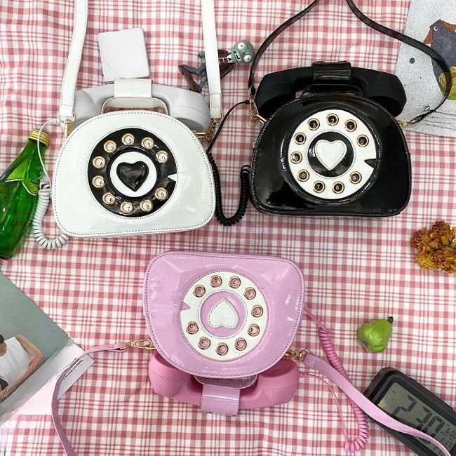 Personalized Women's Bags Popular New Shoulder Messenger Bags Women's Creative Small Bags Sweet Girl Funny Fashion Cute Phone Bags