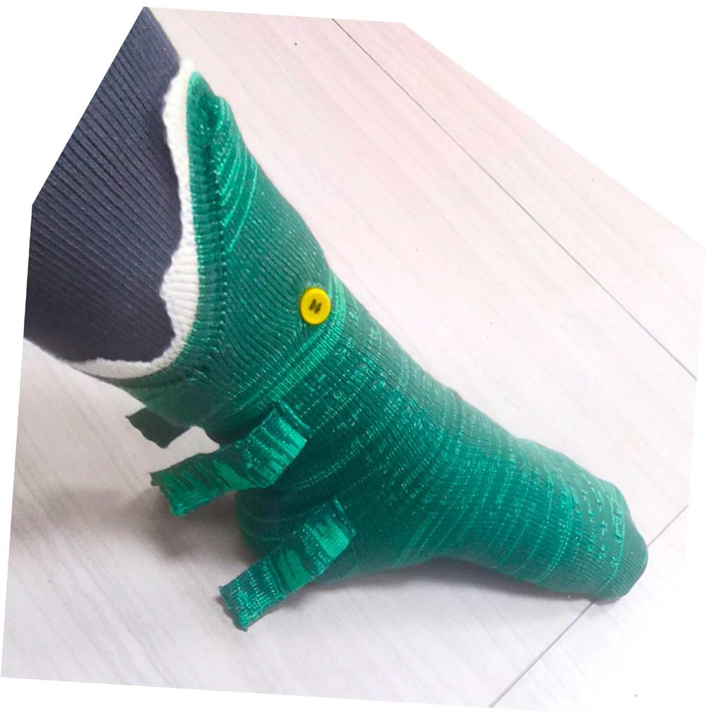 Christmas Knit Crocodile and Shark Floor Socks - Cozy and Warm, Hot Item
