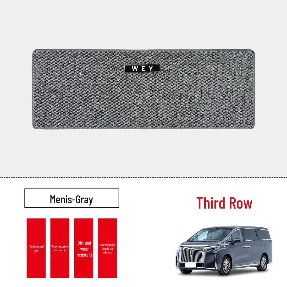 

WEY Gaoshan Floor Mats - Custom Fit for 25 Models Including Gaoshan 7/9, Thickened Carpet for Middle Row Business Car.
