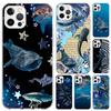 Ocean Whale Shark Phone Case for Iphone 17 Air 16 15 Plus 14 13 Mini 12 11 Pro Max 16E 7 8 SE 2020 Soft Funda Print Shell 17 Air