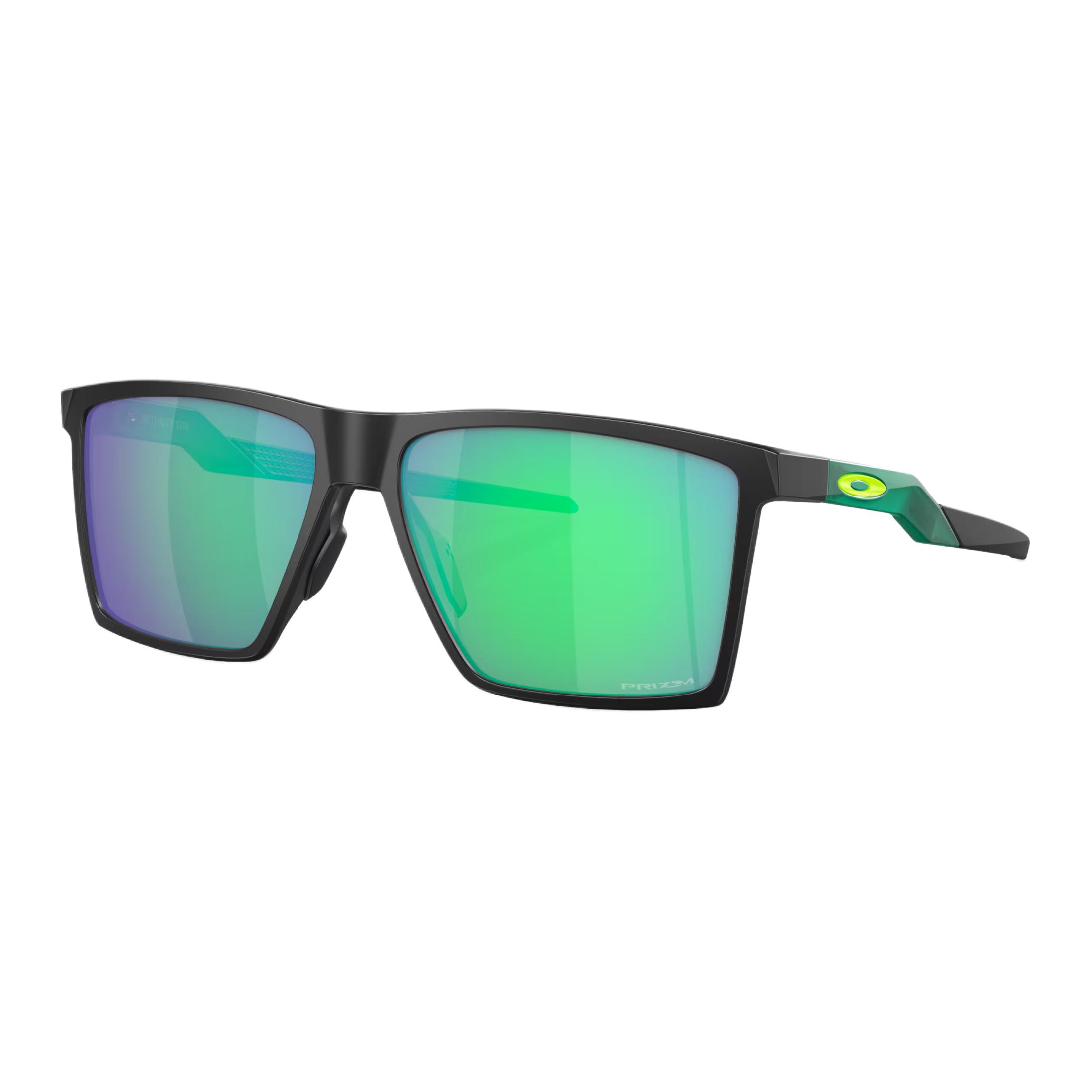 Oakley Минималистичный дизайн Ультралегкий материал Nano-Matter Квадратные солнцезащитные очки Унисекс-очки Матово-черные OO9482-0257 M,Satin Black