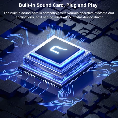 Comica USB Microphone for Computers and Smartphones, RGB Cardioid Condenser Gaming Microphone (for Podcasting, Streaming, and Recording) with Desktop