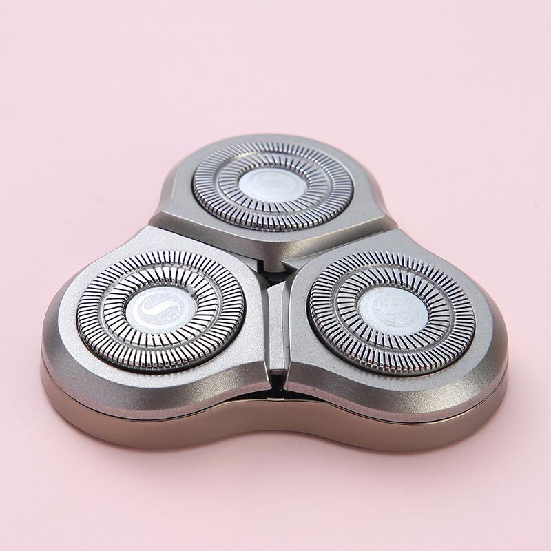 730 Mini USB Rotary Three-Blade Head for Electric Shaver