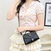 Small bag women's solid color small square bag new fashion niche casual shoulder messenger bag