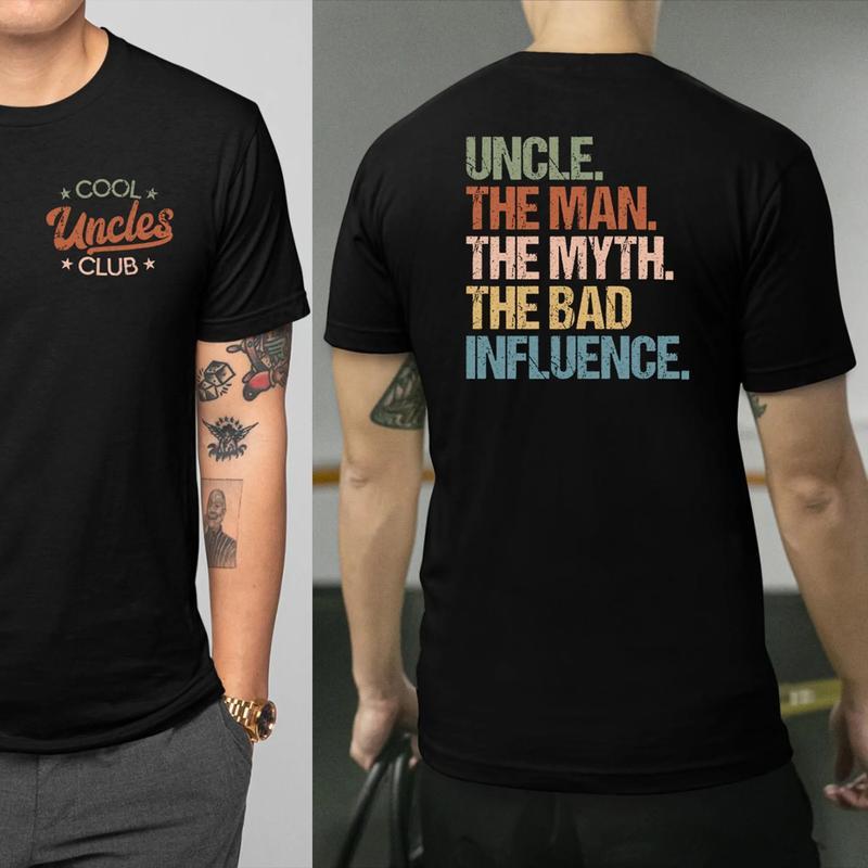 

Cool Uncle Club Bad Role Model Reversible T-Shirt, Best Uncle T-Shirt, Cool Uncle T-Shirt, Unisex T-Shirt XXL