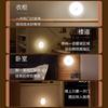 Motion Sensor LED Night Light USB Rechargeable Night Lamp for Kitchen Cabinet Wardrobe Lamp Staircase Wireless Closet Light