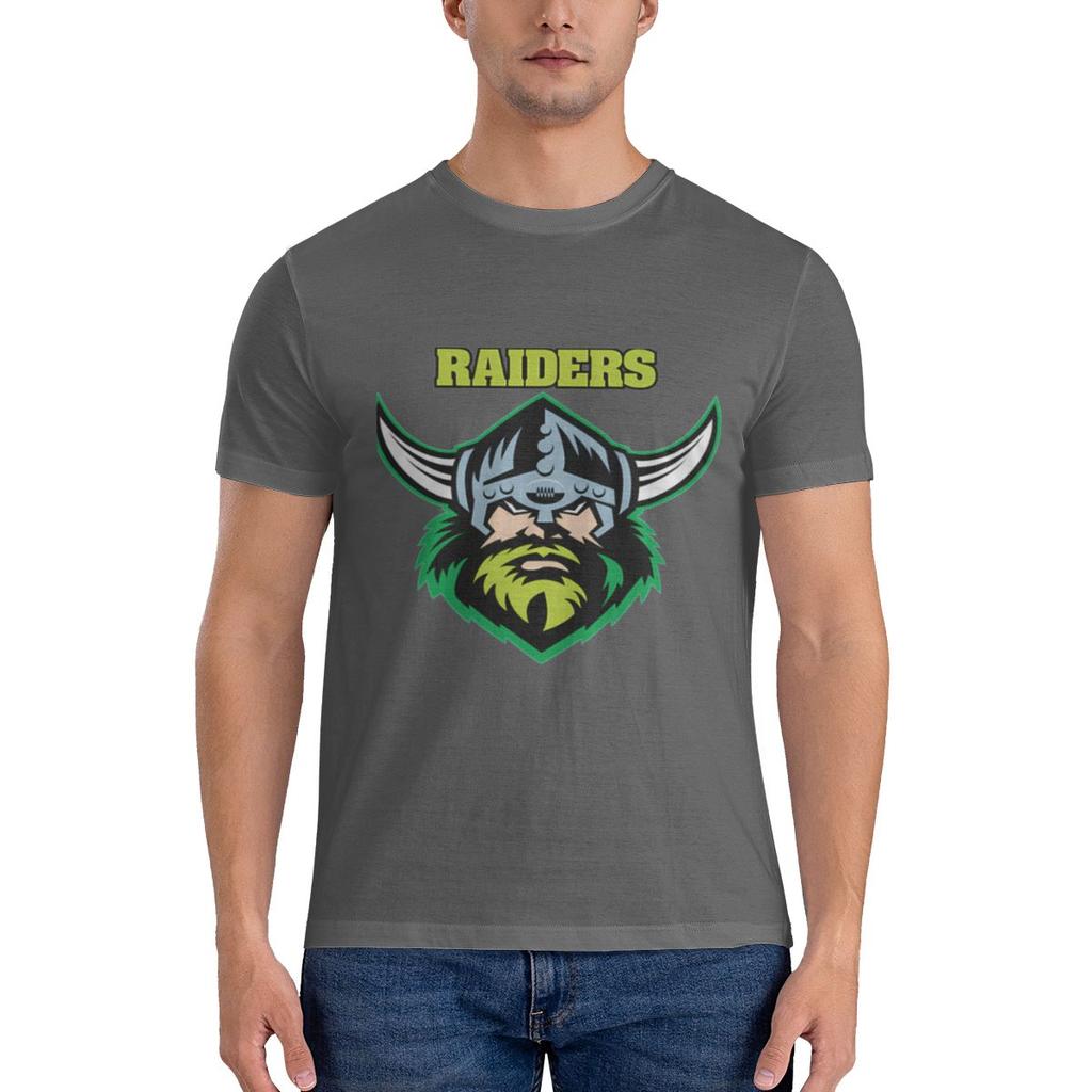 The Raiders Canberra American Retro Tshirt Fresh And Simple Seamless Splicing Cotton Tee