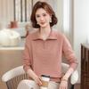 Elegant Knit Lapel Top for Women 2025 - Stylish and Loose Fit, Perfect for Autumn and Winter