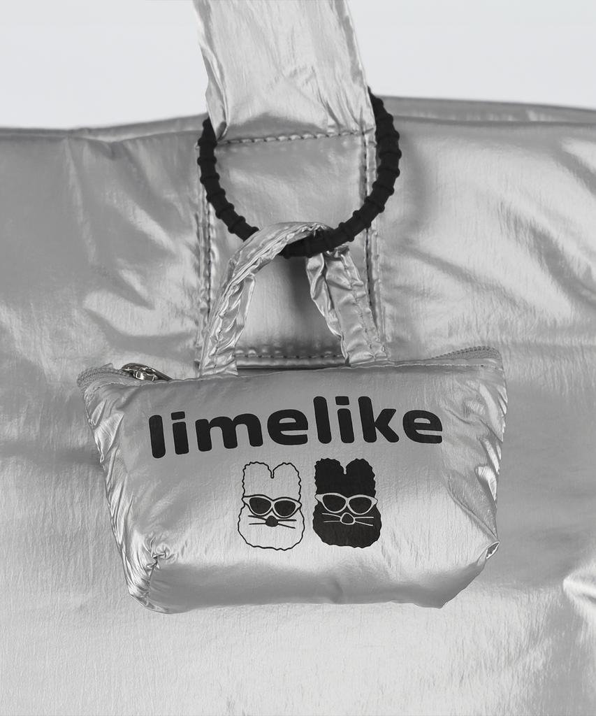 Limelike Bessie Padded Bag_Silver