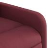 Relaxation Armchair Burgundy Fabric
