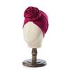 Breathable Big Rose Flower Hairband Elastic African Women Turban Wrap  Women And Girls