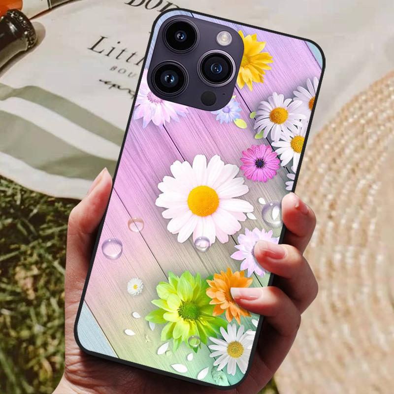 For iPhone 15 Pro Max Case Soft Silicone Coque For iPhone 15 Plus Cover TPU Fundas Protective For iPhone15 Pro Max 15Pro Case