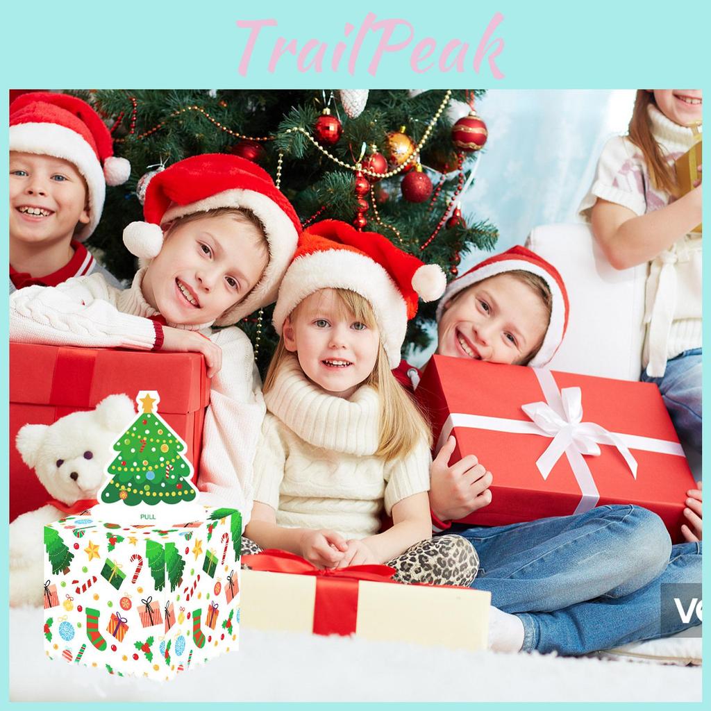 Theme Christmas Money Box With Tree Design For Festive Celebration Gift Exchange