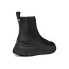 Geox Women Comfort Chunky Chelsea Ankle Boots Black Nebula 2.0x