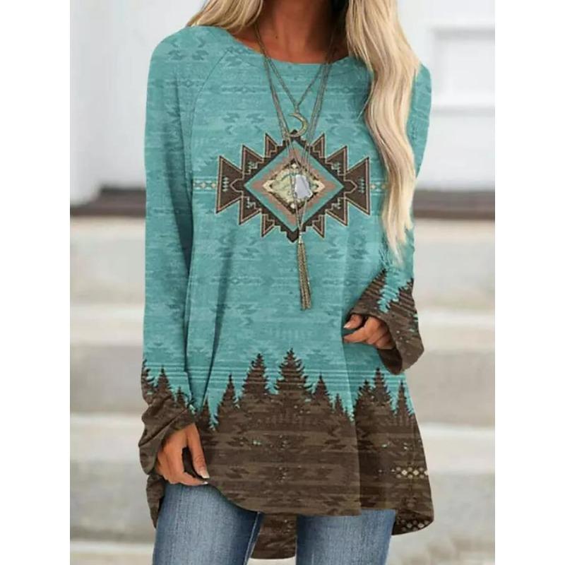 Женская футболка с абстрактным рисунком в полоску Футболки с принтом Женская модная — фото 8