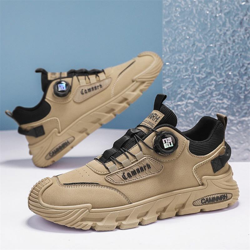 

2025 low-top thick-soled anti-collision sports board shoes, light foot-fitting social Douyin casual rotating buckle loafers 39 зелёный