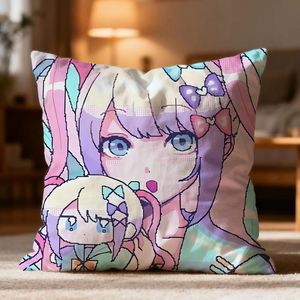 Hot N-NNEEDY GIRL OVERDOSE Cushion Cover Soft Washable Pillow Case Multi-Scene for Couch Bed Travel Office Use