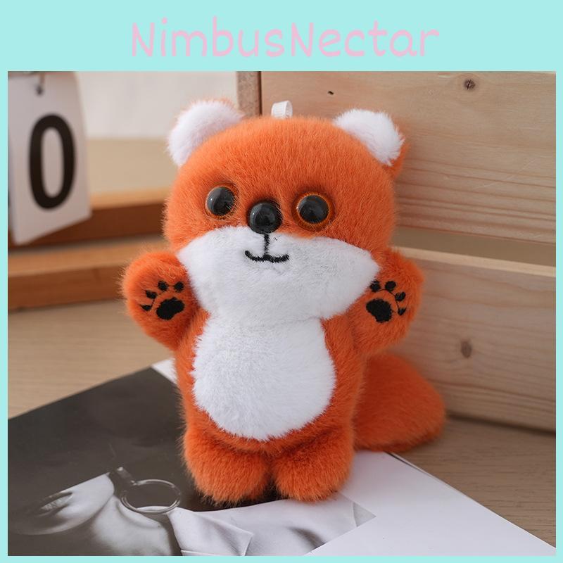 Little Cute Fox Pendant Plush Toy Doll Backpack Pendant Fashion Keychain