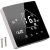 Smart Digital Thermostat for Home 7 Day Programmable WiFi Touchscreen App Voice Control Easy Install Wall Thermostat (Type 86, 95-240V 16A)