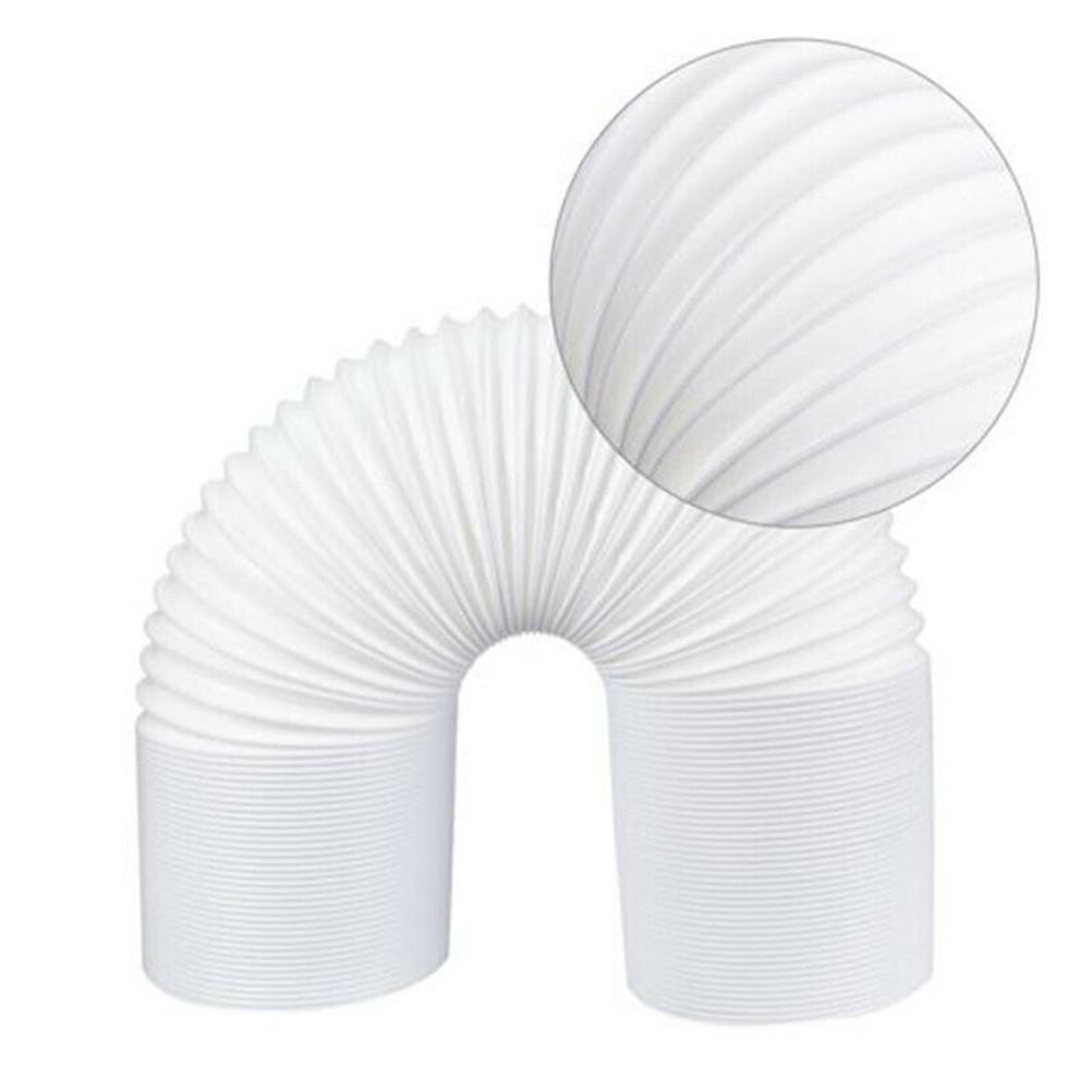 2M Extra Long Universal Air Conditioner Exhaust Hose 130Mm Telescopic Home Hotel Portable Duct High Flexibility No Air Leakage