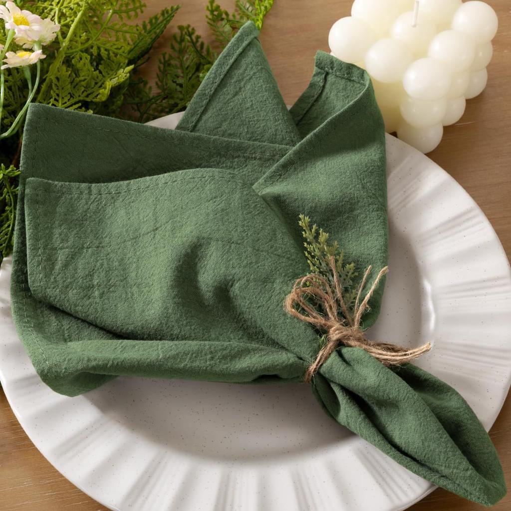 Cross-border Hot Sale Modern Square Cotton Cloth Napkin Kitchen Hotel Folded Birthday Wedding Party Table Decoration